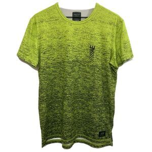 AMERICAN EAGLE OUTFITTERS Active Flex T-Shirt Men’s Medium Neon Green Black.